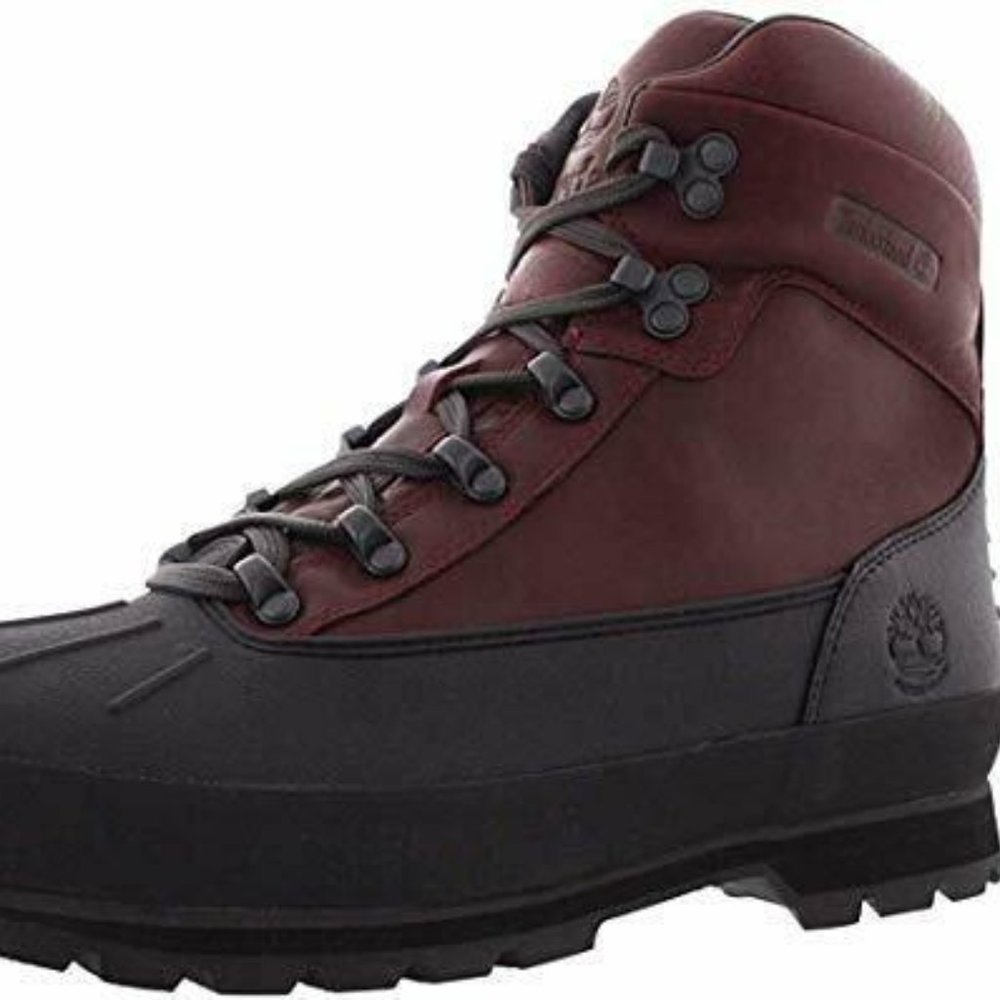 Timberland Youth boys Euro Hiker Shell Toe waterproof leather Boot